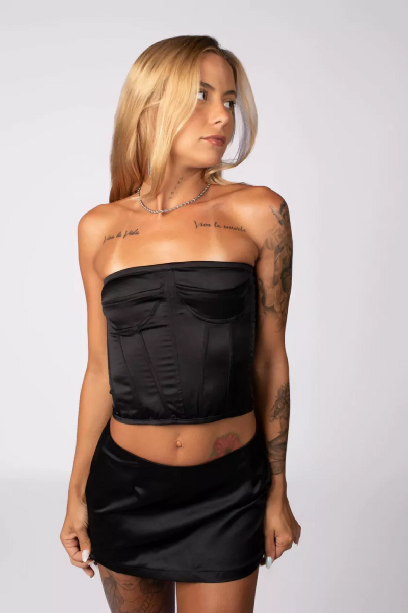 Corset do conjunto princess preto