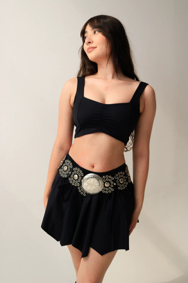 Topper Conjunto Argentina Preto